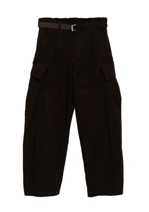 sacai ripstop trousers - Red