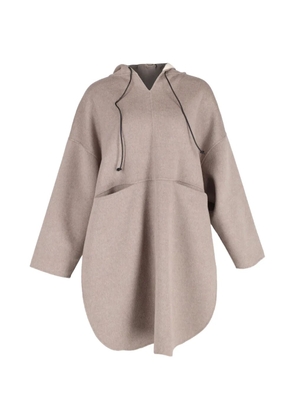 TOTEME hooded coat - Neutrals