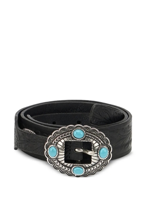 Fortela Cantona leather belt - Black