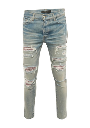 AMIRI Crystal Thrasher Ddistressed jeans - Blue