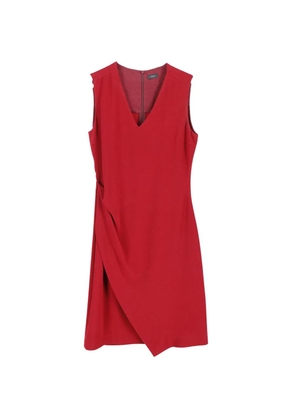 JOSEPH draped sleeveless mini dress - Red