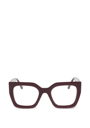 ETRO geometric-frame logo-detail glasses - Purple