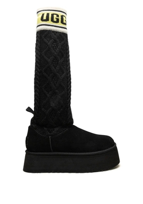 UGG Classic Sweater Letter boots - Black