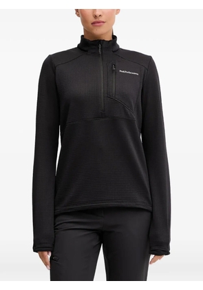 Peak Performance half-zip moc-neck sweatshirt - Black