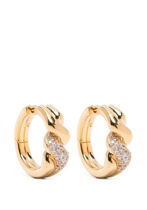 Missoma Molten twisted small hoop earrings - Gold