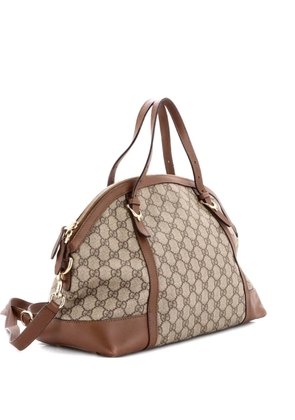 Gucci Pre-Owned Nice Top Handle Bag GG Coated Canvas Large shoulder bag - Brown