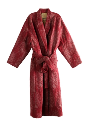 Uma Wang Cicero double-breasted belted coat - Red