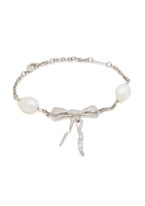 Marni bow-detail bracelet - Silver