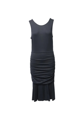 Diane Von Furstenberg Vintage ruched midi dress - Black