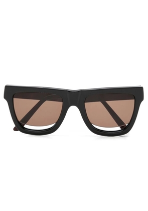 Gloria Coelho cut-out lense detail sunglasses - Black