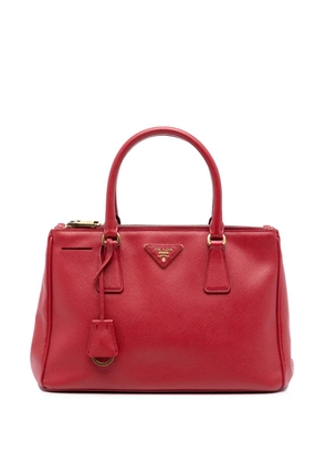 Prada Pre-Owned 2010-2025 Small Saffiano Lux Galleria Double Zip satchel - Red