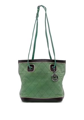 CHANEL Pre-Owned 2006-2008 CC Quilted Lambskin Country Club tote bag - Black