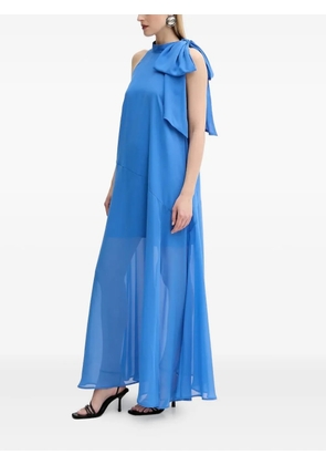Gestuz Gzsanka bow-detail high-neck dress - Blue