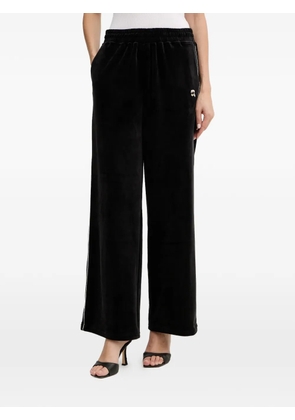 Karl Lagerfeld stripe-detail trousers - Black