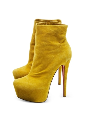 Christian Louboutin Pre-Owned Lady Daf platform boots - Yellow