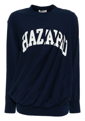 Undercover draped sweatshirt - Blue