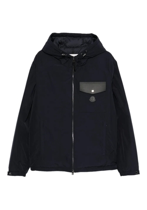 Moncler pocket hooded jacket - Blue