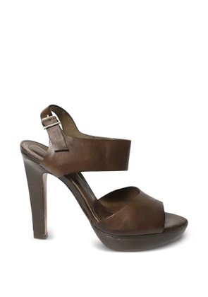 Marni Pre-Owned calf leather high heels sandals - Brown
