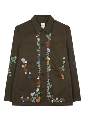 Paul Smith embroidered shirt - Green