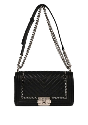 CHANEL Pre-Owned 2017-2018 calfskin shoulder bag - Black