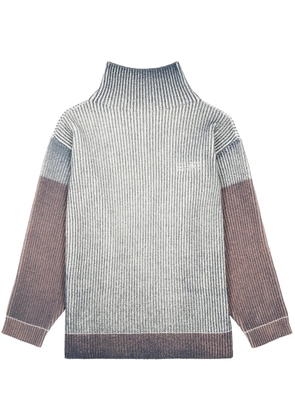 MM6 Maison Margiela high-neck ribbed jumper - White