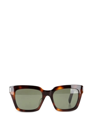 Saint Laurent Pre-Owned square-frame sunglasses - Brown