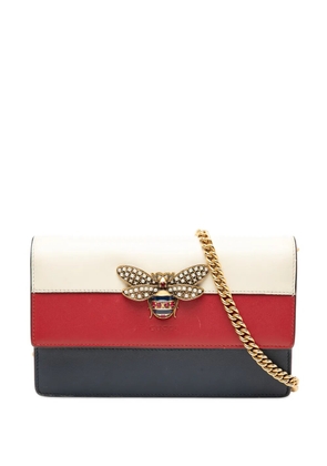 Gucci Pre-Owned 2000-2015 Calfskin Queen Margaret Wallet on Chain crossbody bag - Red