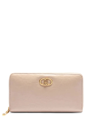 LIU JO large zip-around purse - Neutrals
