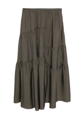 JNBY pleated silk skirt - Green