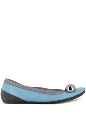 Dove Nuotano Gli Squali beckybBall detail ballet flats - Blue