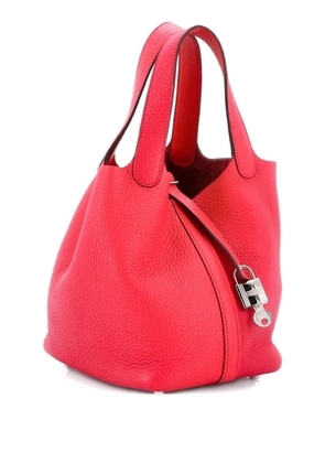 Hermès Pre-Owned Casaque Picotin Lock Bag Clemence PM bucket bag - Pink
