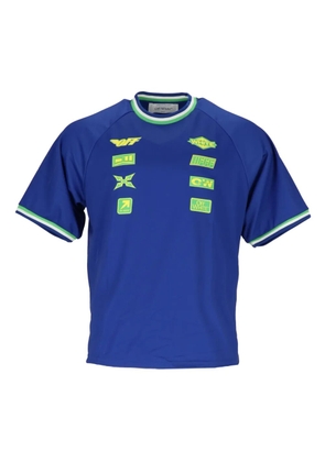 Off-White multi-patch T-shirt - Blue