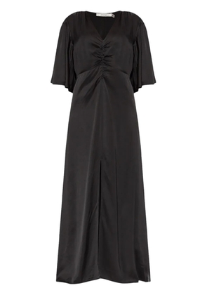 Gestuz v-neck long dress - Black