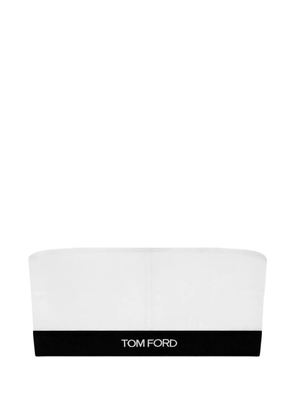 TOM FORD logo-band bra - White
