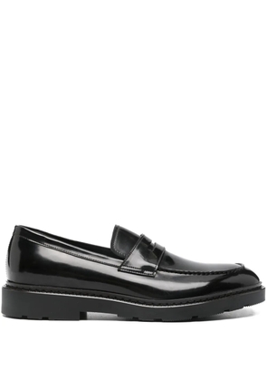 Fratelli Rossetti patent-finish loafers - Black