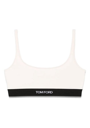 TOM FORD logo-jacquard bralette - Pink