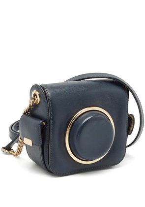 Michael Kors Scout leather flap cross body bag - Blue