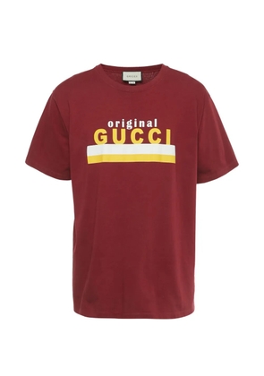 Gucci Pre-Owned logo-print T-shirt - Red