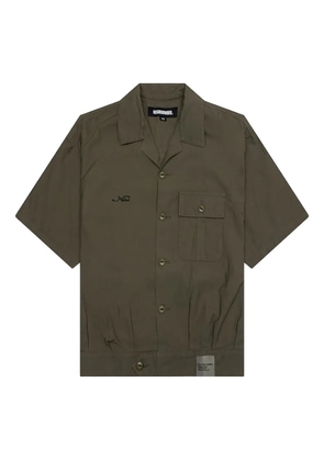 Neighborhood embroidered-logo shirt - Green
