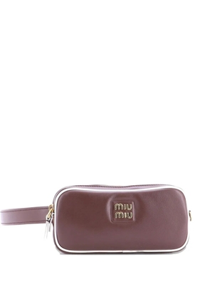 Miu Miu Pre-Owned Softy Leather Small belt bag - Brown