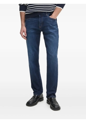 Armani Exchange logo-embroidered jeans - Blue