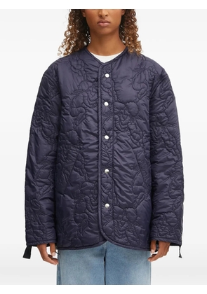 Fiorucci quilted button jacket - Blue