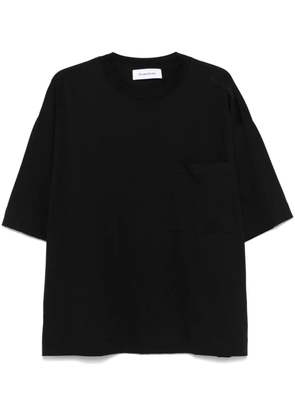 Études Studio oversize-pocket T-shirt - Black