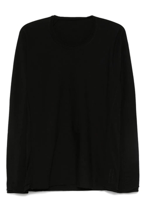 Layer Zero long-sleeve cotton T-shirt - Black