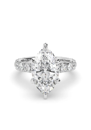 Tilla 14kt white gold diamond ring - Silver