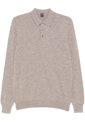 Fedeli cashmere polo shirt - Grey