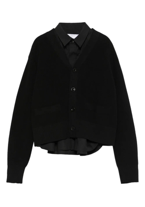 sacai button pocket knitwear - Black
