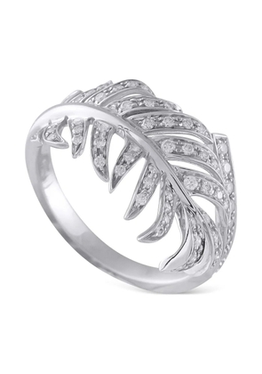 CHANEL Pre-Owned 18K white gold diamond ring - Silver