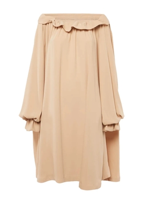Maison Martin Margiela Pre-Owned oversized ruffle dress - Neutrals