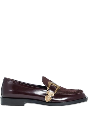 Roberto Festa Lira pony-skin buckle loafers - Brown